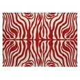 thumbnail image 2 of Addison Rugs Chantille Indoor/Outdoor Transitional Geometric, Abstract Red Washable Rectangle Rug, 1'8" x 2'6", 2 of 6