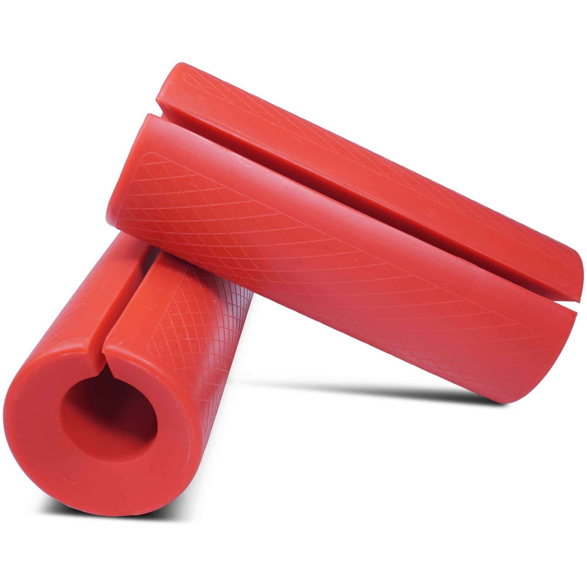 Barbell Dumbbell Grips-Made from Comfortable and Durable Non-Slip Silicone Rubber Easily Attachable to Any Bar Manufactured