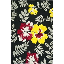 SAFAVIEH Wilton Earnestine Floral Area Rug, Black/Multi, 7'9" x 9'9"