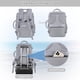 thumbnail image 3 of Mochila de viaje Sinaly 40L impermeable para ordenador portátil de 17 pulgadas para mujeres y hombres, 3 of 9