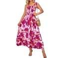 thumbnail image 2 of Vestido Largo NikouMX Estampado Fruncido Tamaño S, 2 of 8