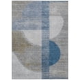 thumbnail image 2 of Addison Rugs Chantille Indoor/Outdoor Transitional Geometric Denim Machine Washable Rectangle Rug, 8' x 10', 2 of 8