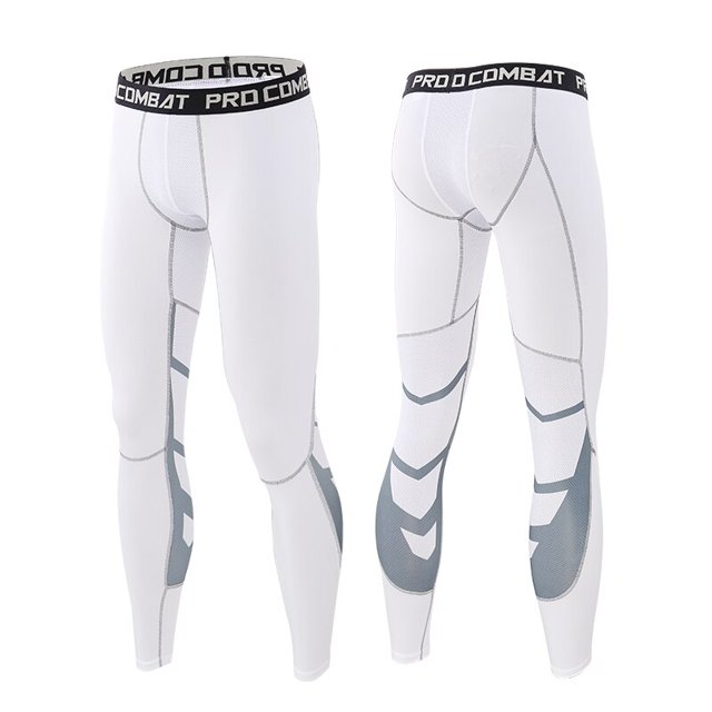 Pantalones de compresión de Lycra para hombre, pantalones de chándal elásticos para ciclismo, correr, baloncesto, fútbol, mallas deportivas, pantalones, mallas, protección contra sarpullidos Tan Jianjun unisex