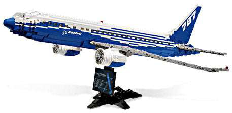 Ellers Genveje Udover LEGO Boeing 787 Dreamliner Plane - Walmart.com