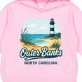 thumbnail image 3 of Inktastic Outer Banks North Carolina Beach Scene Toddler Hoodie, 3 of 4