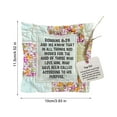 thumbnail image 6 of Prayer Quilt with Cross Inside, Pocket Prayer Quilt Squares with Wooden Cross Inside, Vintage Handmade Colorful Sew, Lightweight & Beautiful Gifts for Christians and Familiy, 6 of 6