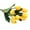 Yellow, variant on Farfi Artificial Tulip Vivid Real Touch Feeling 7 Colors Artificial Tulip Flowers for Household (Orange)