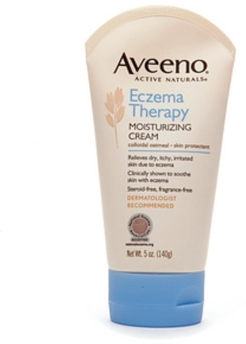 Aveeno Active Naturals Eczema Therapy Moisturizing Cream 5 Oz Pack Of 4 Walmart Com Walmart Com