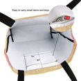 thumbnail image 6 of FORMRS Womens Canvas Tote Bag with Zipper Inner Pocket Shoulder Handbag, Floral Mountain, 6 of 7