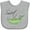 AC-Heather Grey, variant on Inktastic Sweet Pea Girls Baby Bib