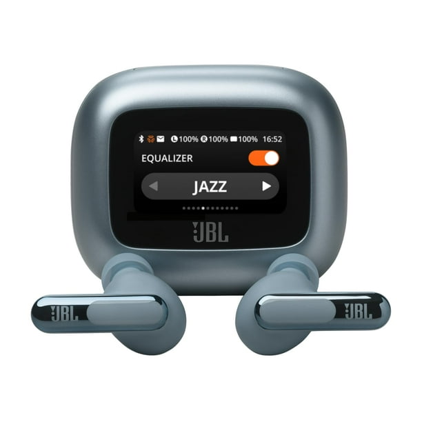 JBL Live Beam 3 - Audífonos cerrados inalámbricos con cancelación de ruido, reproducción total de 48 horas, carga inalámbrica, 6 micrófonos para llamadas perfectas, conexión multipunto, IP55 resistent