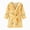H329-Yellow, variant on NOLDARES Boys Hooded Bathrobes Girls Soft Plush Fleece Robe Toddler Fuzzy Pajamas Kids Warm Sleepwear(H329-Yellow)