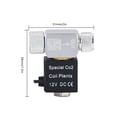 thumbnail image 4 of Válvula solenoide de CO2 para acuario, válvula magnética eléctrica DC12V para pecera de acuario Sywqhk Libre de BPA, 4 of 4