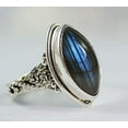 thumbnail image 5 of Navya Craft Labradorite Marquise 925 Sterling Silver Handmade Women Statement Ring Size 11.0, 5 of 5