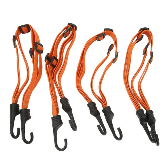 Motorcycle Helmet Carrier Strap, 4PCS Motorcycle Luggage Rope Dual Hook Retractable Motorcycle Helmet Rope Strap For Electric Vehicle Motorbike