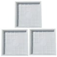 thumbnail image 4 of 3 PCS Concrete Square Molds Cement Garden Pavement Stone Walk Maker, 4 of 8