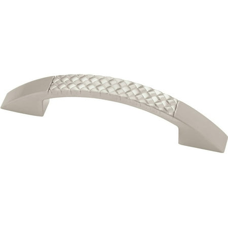 - Liberty 96mm Basket Weave Pull, Satin Nickel