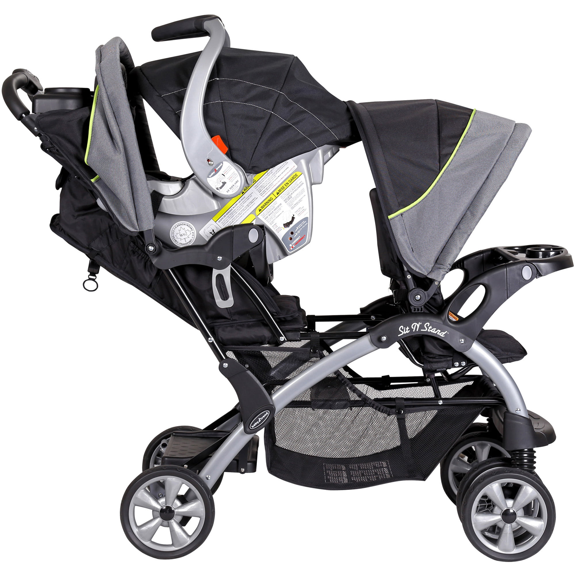 Baby Trend Sit 'N Stand Double Stroller, Pistachio | eBay