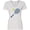 AA-White, variant on Inktastic Blue Tennis Racket and Ball Women's V-Neck T-Shirt