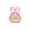 Pink, variant on Rabbit Head Stress Relief Fidget Squeeze Soft Elastic Novelty Animal Shaped Decompression Therapy Anxiety Calming Desktop Office Home Decor Pink