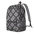 thumbnail image 2 of Vintage Style Bohemian Backpack Unisex, Spacious Boho Bookbag with Front Pocket, Durable Daypack for College, High School, Work, Travel, Vacation, Excellent Gift Choice, 2 of 5