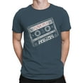 thumbnail image 2 of Retro Punk Mixtape Illustration Men's T-shirt, 2 of 3