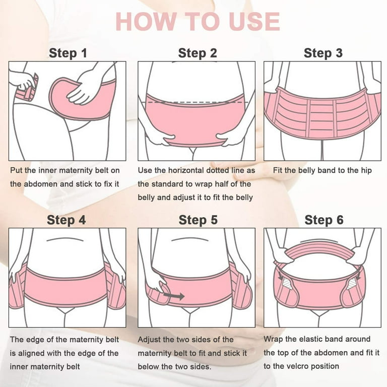 Maternity Belt Pregnancy Support Belt Soft Breathable Abdominal Support Belt Relieves Back Hip Pelvic SPD and PGP Pain Walmart