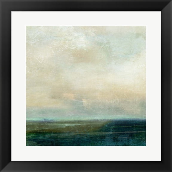 Great Art Now Emerald Sea by Suzanne Nicoll, Framed Wall Art, 19.5W x 19.5H