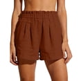 thumbnail image 6 of Womens Cotton Sweat Shorts Casual Summer Short Loose Elastic Waist Lounge Running Athletic Shorts with Pockets, 6 of 9