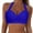 Blue, variant on Push up Bikini Top, Women Swimwear Tops Underwire Full Coverage Bikini Top up Swim Crop Top Tie Back Bathing Suit Top Womens Bikini Green XXL