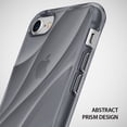 thumbnail image 4 of Ringke Flow Case Compatible with iPhone 8, Minimalist Wavy Textured Shock Absorption TPU Lightweight Design Cover - Smoke Black, 4 of 9