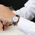 thumbnail image 2 of Reloj para mujer Reloj para hombre Reloj de acero de tungsteno Reloj de cuarzo con calendario para hombre Reloj para mujer para parejas Reloj para estudiantes, 2 of 6