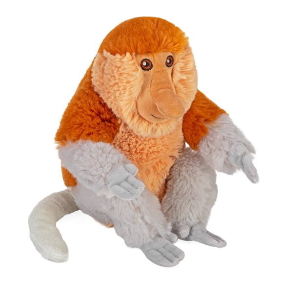 Wild Republic Cuddlekins Eco Mini Proboscis Monkey,Stuffed Animal,8 inch,Plush Toy,Fill is Spun Recycled Water Bottles