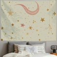 Autua Stars Moon Kite Tapestry Wall Hanging Unique Style Graphic