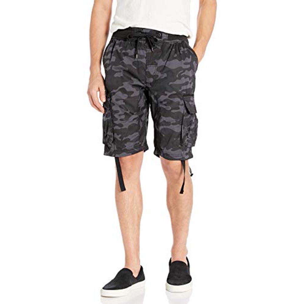 southpole men's jogger shorts with cargo pockets