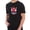 Black, variant on Big Size Fire Bowling League Graphic Design Ring Spun Combed Cotton Short Sleeve Deluxe Jersey T-Shirt - Heather Grey XL