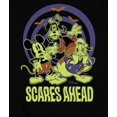thumbnail image 3 of Disney - Scares Ahead Glow - Men's Crew Fleece Sweatshirt, 3 of 5