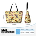 thumbnail image 4 of Xecao Beautiful Bright Birds And Flowers for versatile beach bag for women includes zipper pockets and waterproof material, ideal for vacations and adventures., 4 of 7