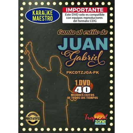 Karaoke Juan Gabriel DVD 40 Best Songs Ever