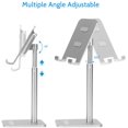 thumbnail image 2 of Cell Phone Stand Height Angle Adjustable Phone Stand for Desk Phone Holder for Office Compatible with All Mobile Phones(Red), 2 of 8