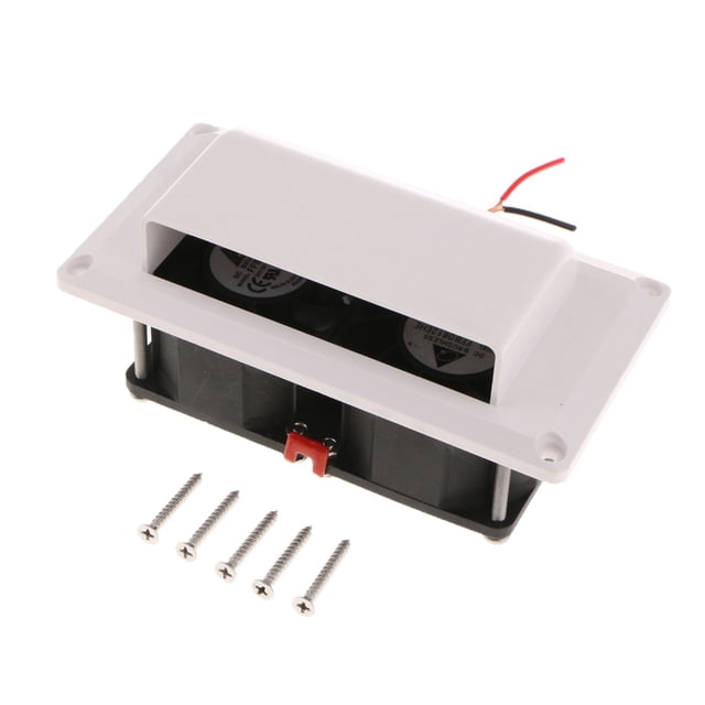 Universal RV Camper Trailer Motorhome Inner Side Air Vent Ventilation Exhaust Fan 12V DC 25W, Waterproof ,Long Lasting