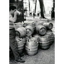 Avanti Press Guy with Piles of Empty Kegs America Collection Funny / Humorous Masculine Birthday Card for Him : Man : Men