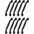 thumbnail image 1 of 10pcs Black Cabinet Handles Drawer Bedroom Furniture Pull Hole Center Distance 96mm, 1 of 1