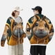 thumbnail image 4 of Balery Modern Yellow Sweater Guinea Pig Sudadera ligera de manga larga con capucha y protección solar UPF 50+ para hombre y mujer, ideal para pesca y running-3X-Large, 4 of 7