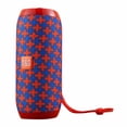 thumbnail image 1 of DQrwqpou Altavoz Graves Estéreo Inalámbrico FM Columna Compatible Con (Rojo Floral), 1 of 6