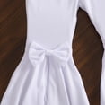 thumbnail image 4 of Girls Fashion Bowknot Flared Trousers Solid Casual Pants, 4 of 9