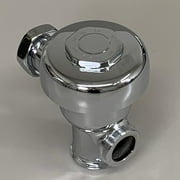 Sloan 3080050 Regal 1.28 GPF Manual Toilet Flushometer, Polished Chrome & Black