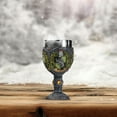 thumbnail image 2 of Wizarding World of Harry Potter Hufflepuff Decorative Resin Stainless Steel Goblet 7in H, 2 of 6
