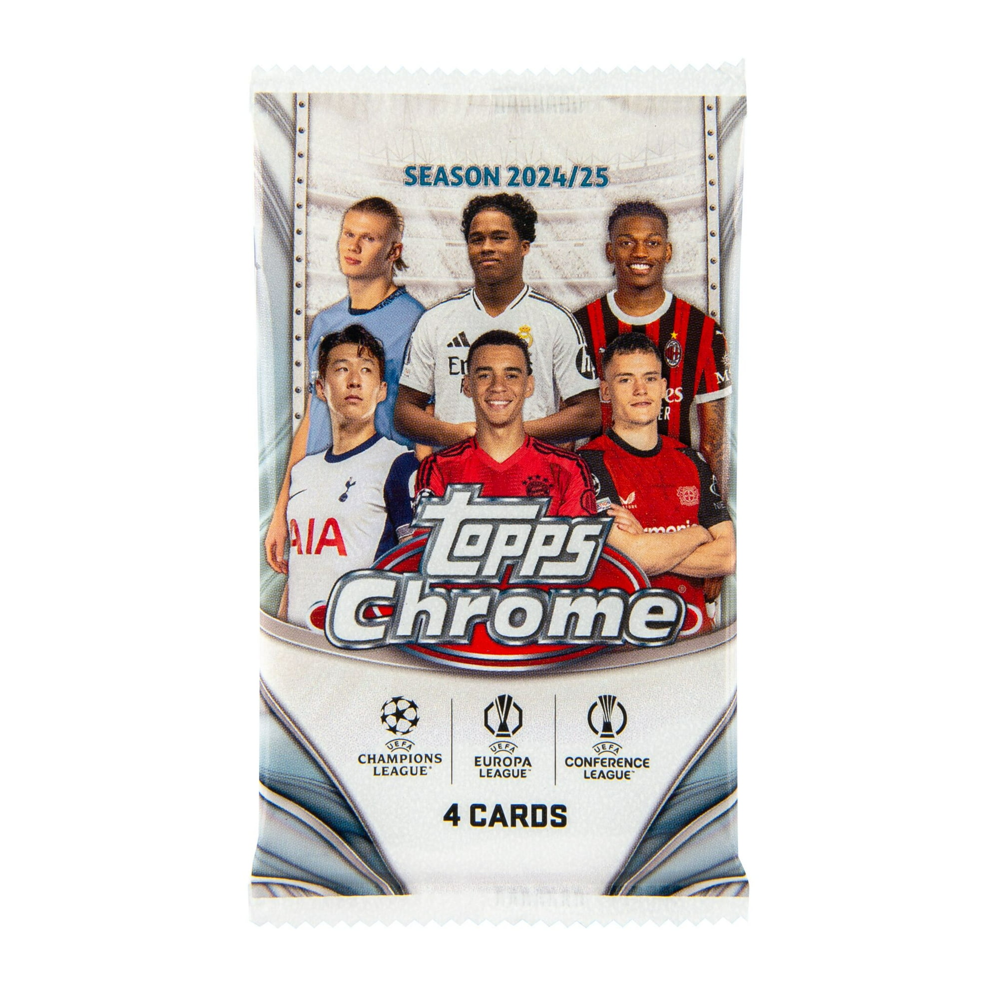 2024-25 Topps Chrome UEFA Club Competitions Soccer Value Box