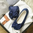 thumbnail image 4 of ULTRAIDEAS Women's Lightweight Bow-knot Ballerina Slippers House shoes, 4 of 5